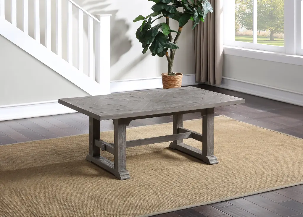 Whitford Coffee Table Gray Timber steve silver furniture