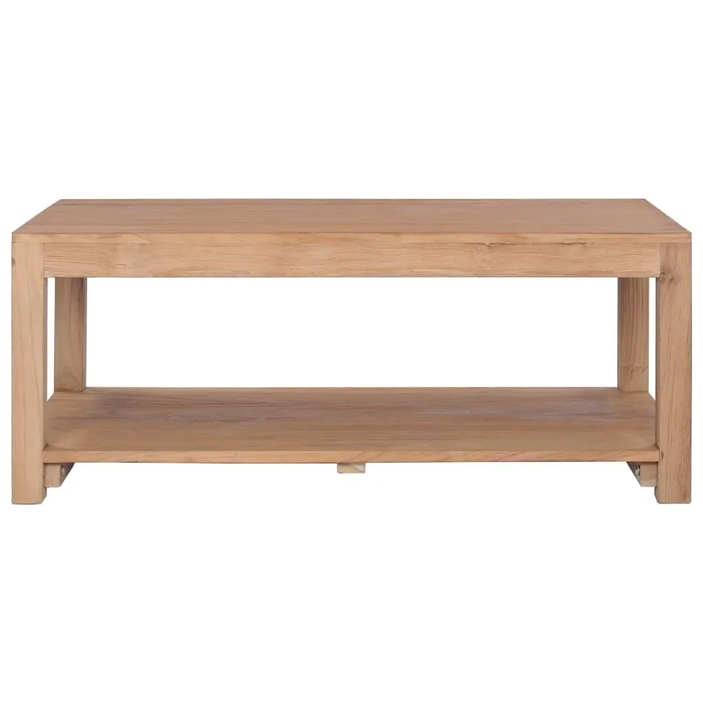 vidaXL Coffee Table 39.4x19.7x15.7 Solid Wood Teak