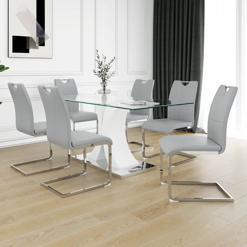 Modern Style Elegant Transparent Crystal Table Long lasting Assistance youngmagic