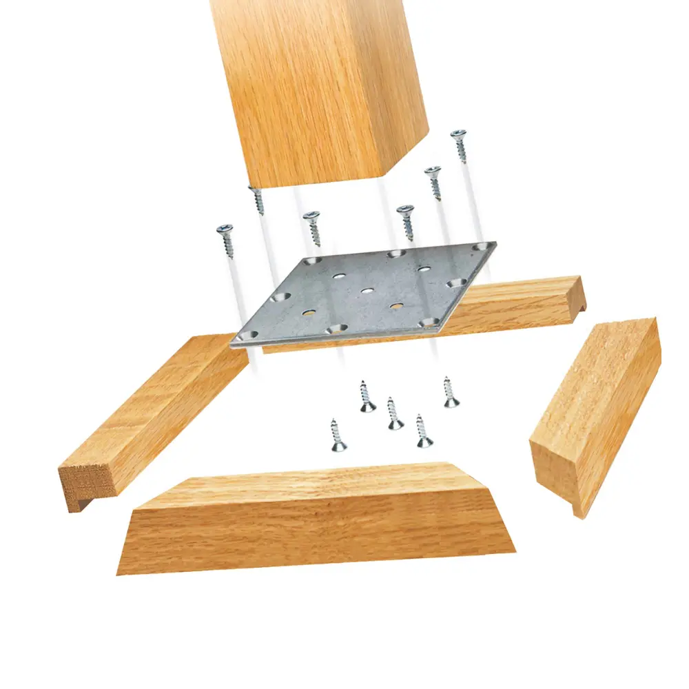 Square Oak Mounting Plate | Made USA