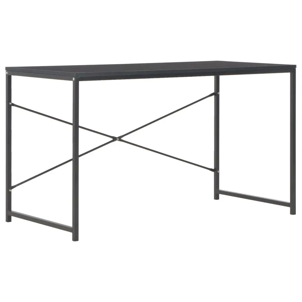 Black Computer Desk 47.2x23.6x27.6 Inches Home Office or Study
