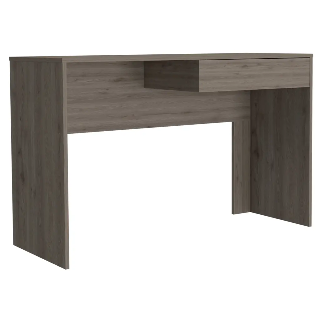 Tampa Writing Computer Desk One Drawer Black Lockable Drawer Or Cabinet fm furniture