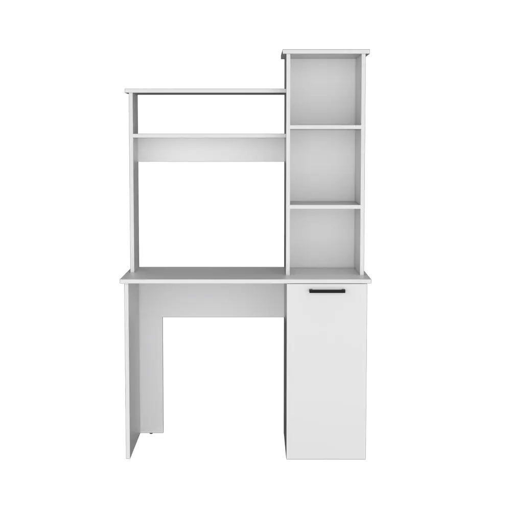 Computer Desk Dumas Office White White Particle Board Engineered Wood treevol furniture