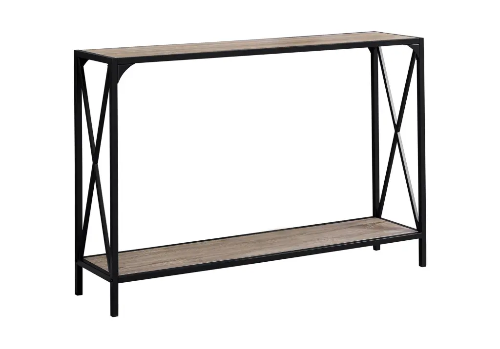 Accent Table Console Entryway Narrow Sofa Living Room Bedroom Black 8th street living