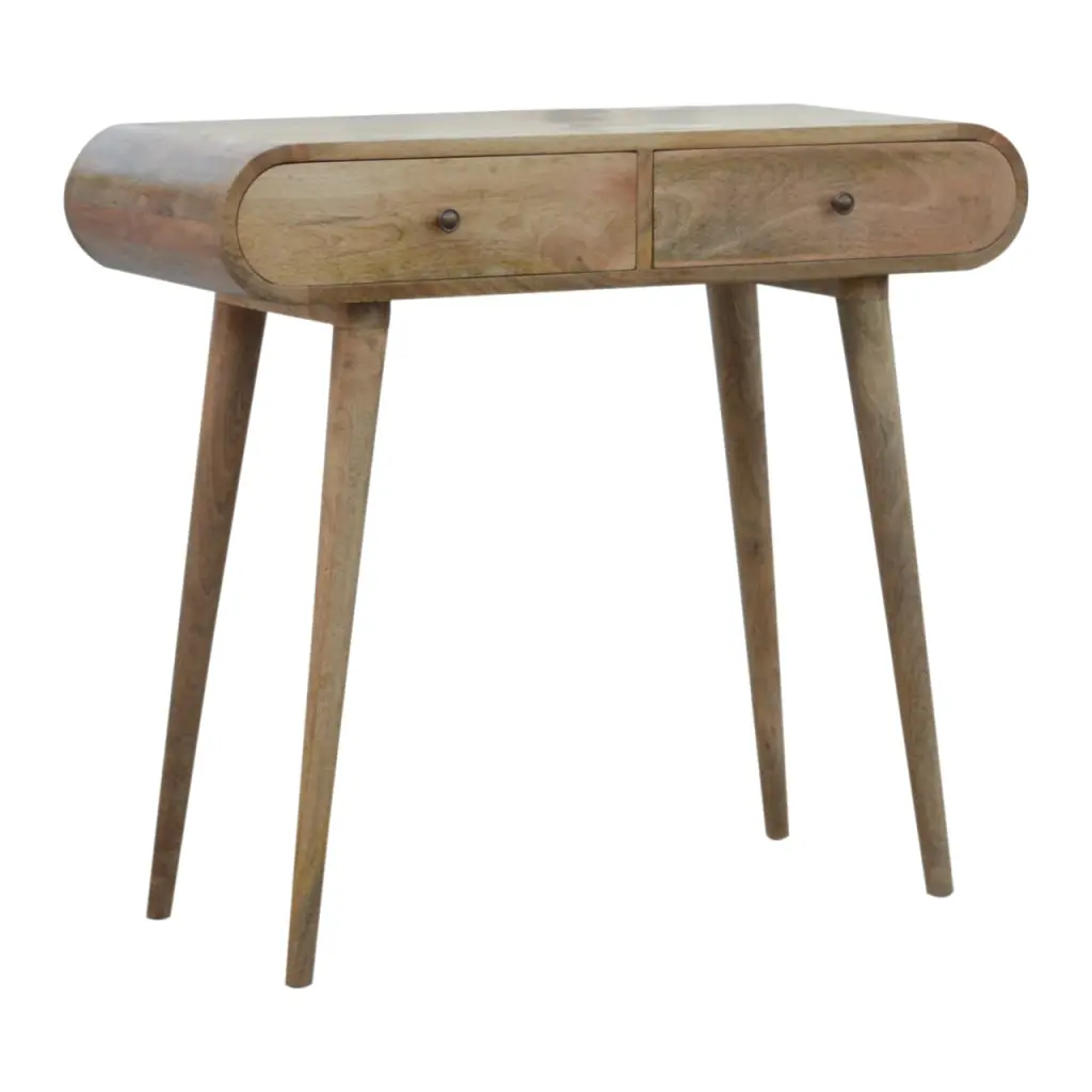 London Console Table Oak Solid Wood artisan furniture