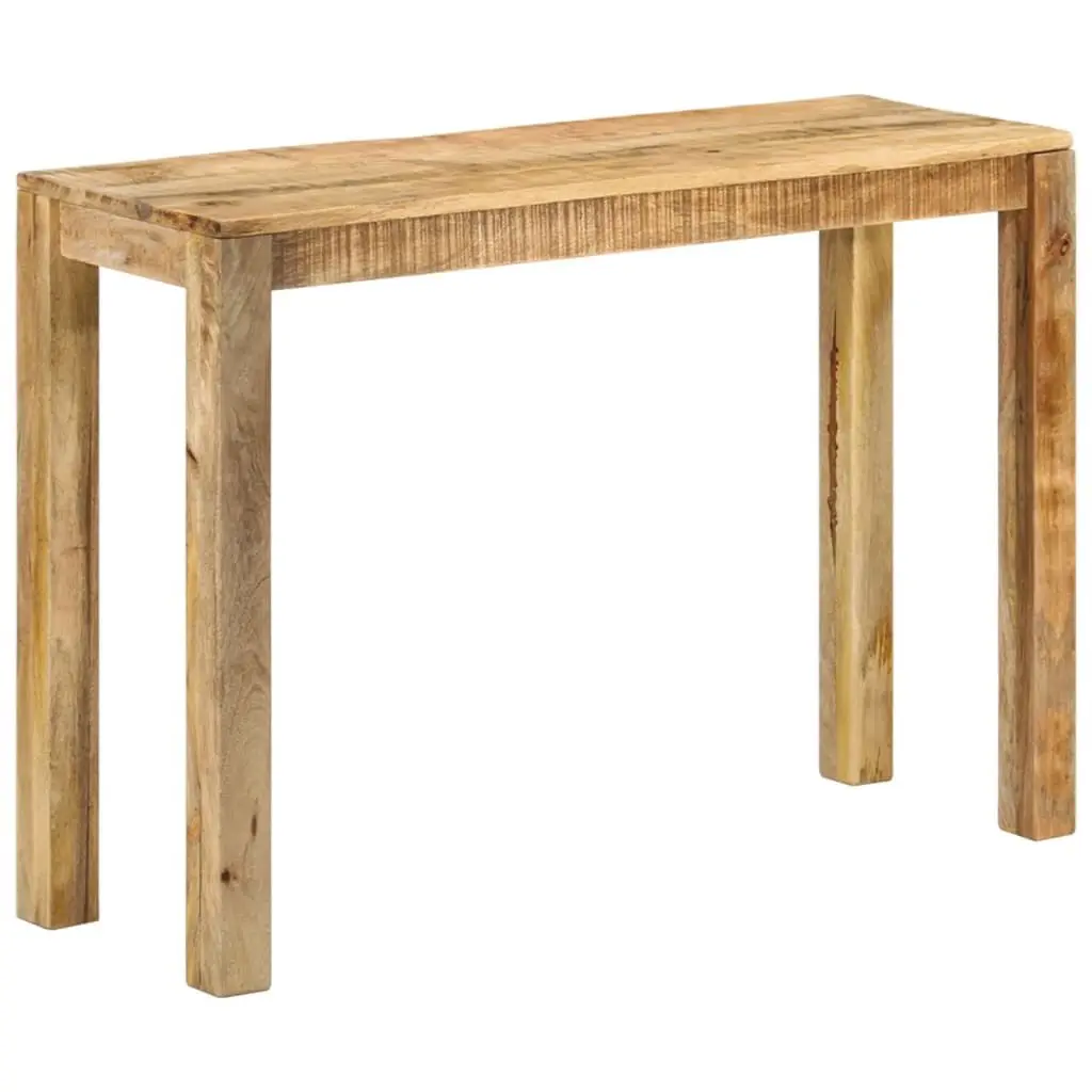 Console Table 43.3x13.8x29.9 Inches Rough Mango Wood Entryway Table