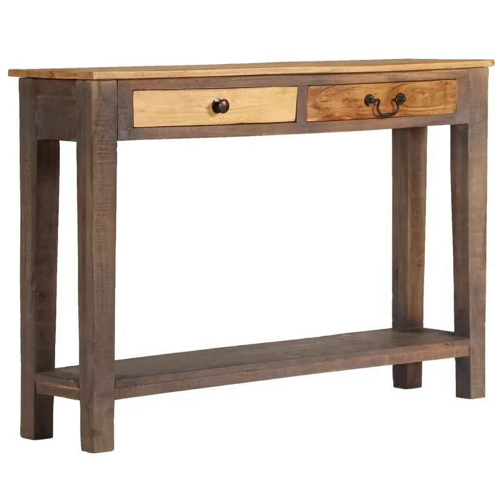 Console Table Solid Wood Vintage 47 Inch Long Farmhouse Entry Table