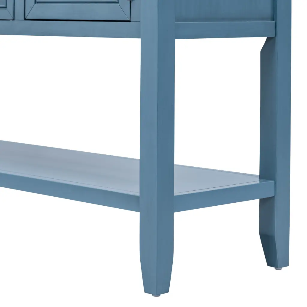 Cambridge Series Large Vintage Console Table 4 Small Drawers Entryway rnb