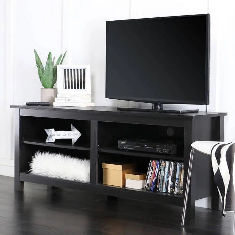 WE Furniture 58 Wood TV Media Stand Storage Console Living Room Entertainment Center