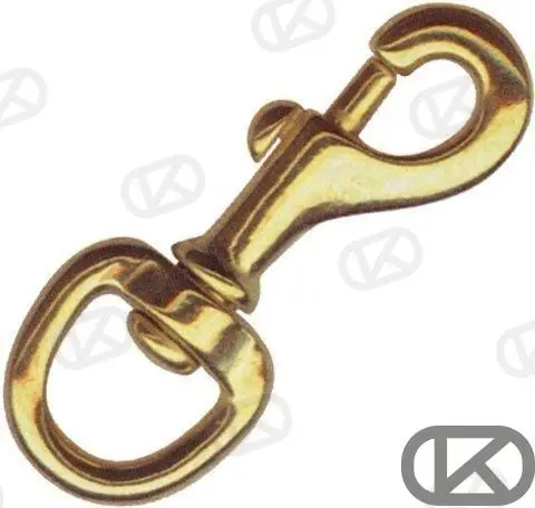 MOSQUETON BRONCE GIRAT. 80MM (10)