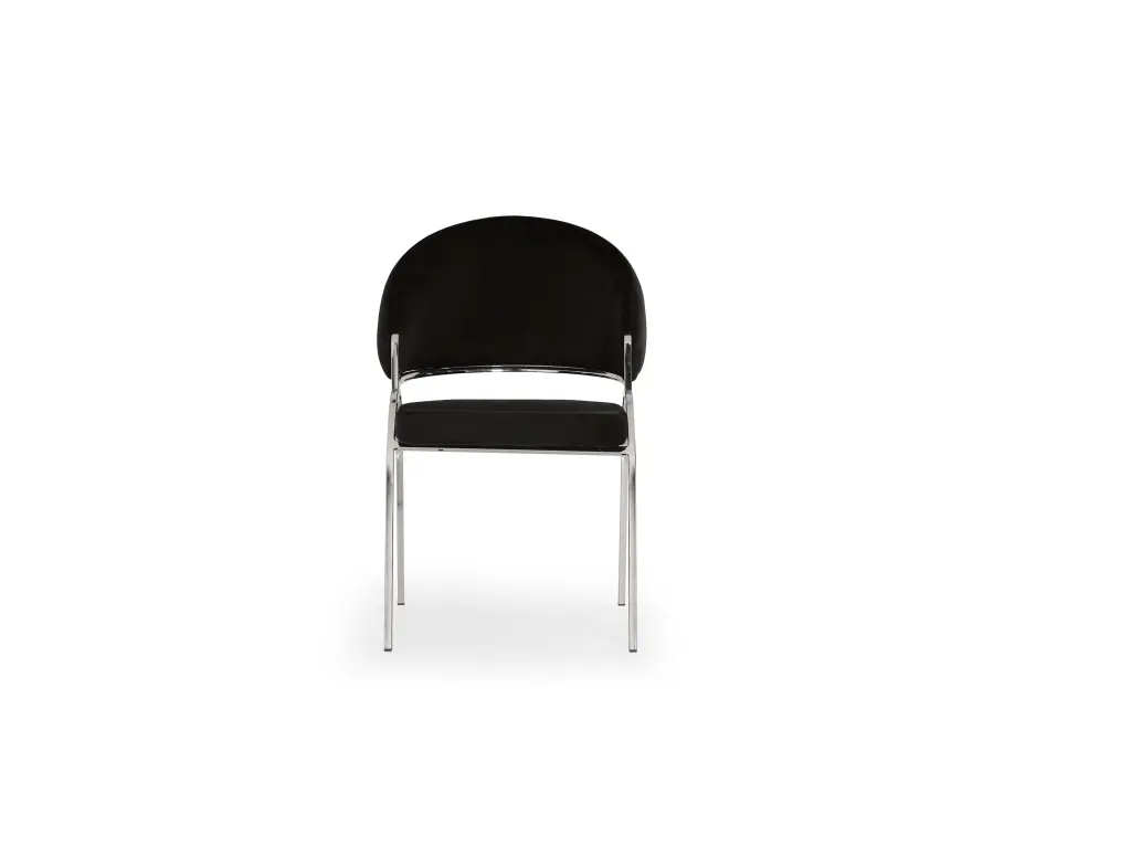 Ruby Modern Contemporary Chair Metal and Steel Legs galaxy home furnishings