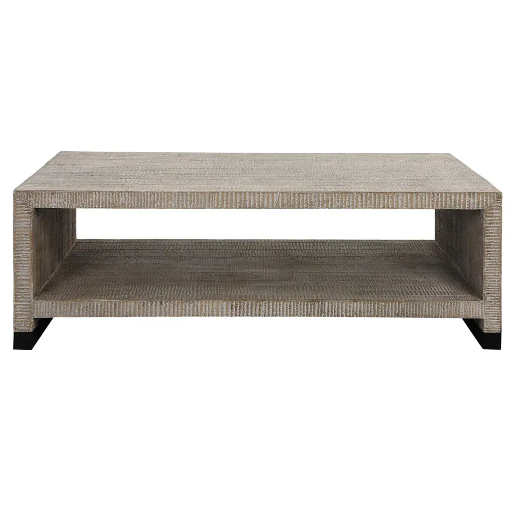 Uttermost Bosk Coffee Table 18.13 Inches Tall 53.88 Inches Wide