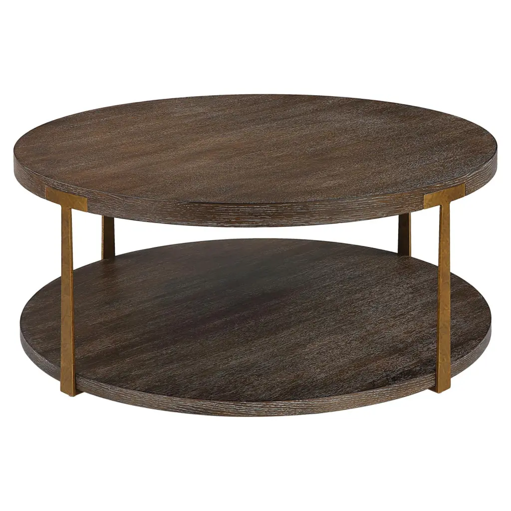 Uttermost Palisade Coffee Table 17 Inches Tall 40 Inches Wide