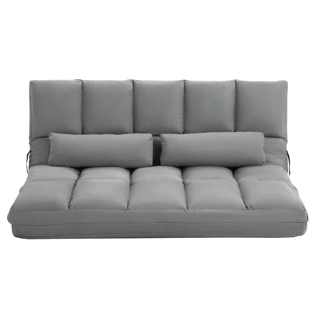 Homcom Convertible Floor Sofa Chair Folding Couch Bed Guest Chaise Lounge aosom business