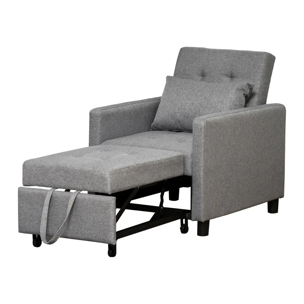 Homcom Convertible Sofa Lounger Chair Bed Multi-Functional Sleeper aosom business