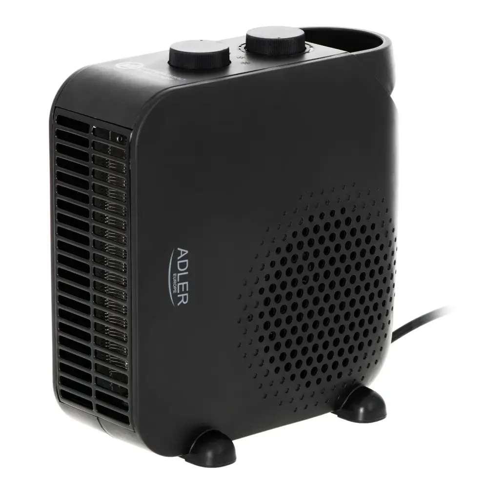 Adler fan heater, 2 power levels, max 2000W, thermostat, midnight, AD 7725