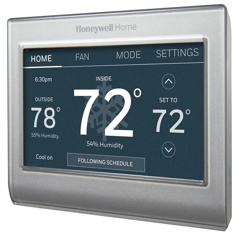 Honeywell RTH9585WF Programmable Thermostat, 24 V, Chrome