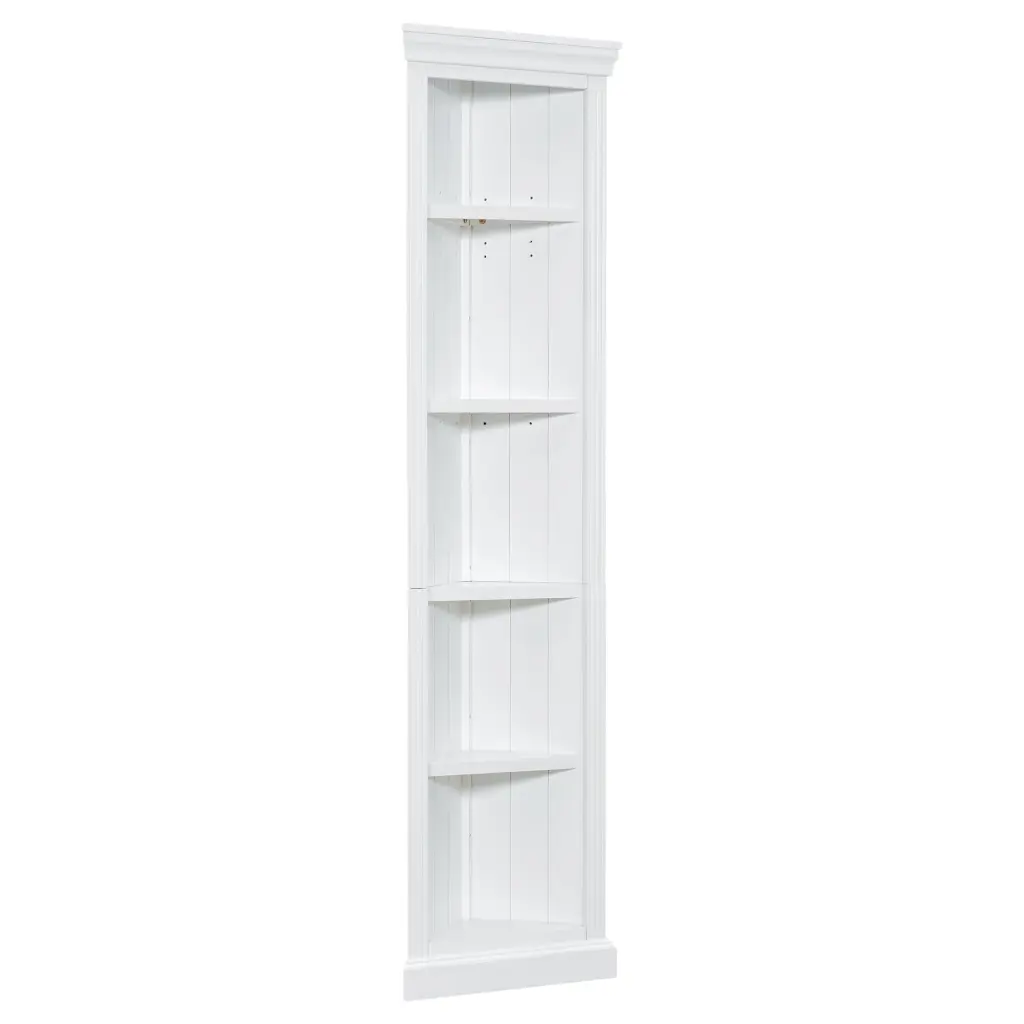 83.4 Inch Tall Modern 5 Tier Corner Shelf Bookcase LED Lighting bunny c furniture