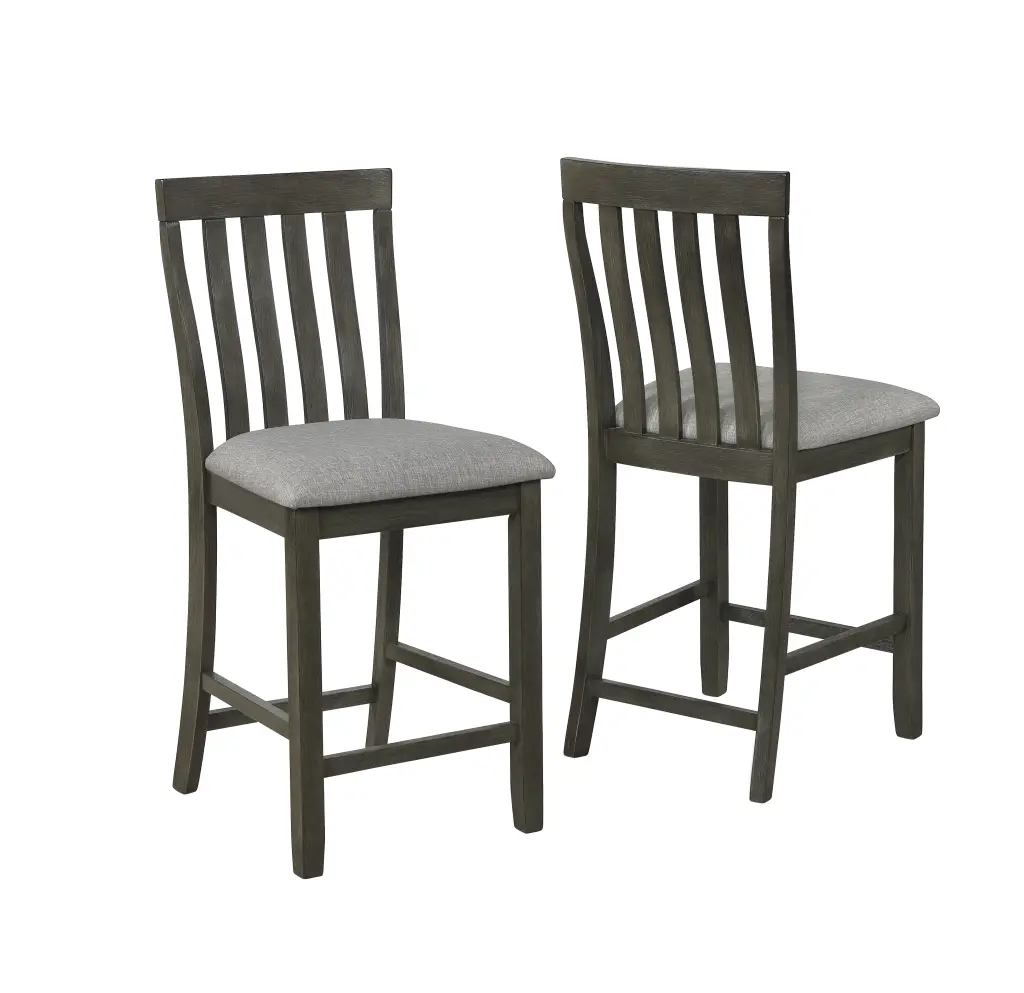 Relaxed Vintage Counter Height Chair Upholstered Seat Dining Room kanepe
