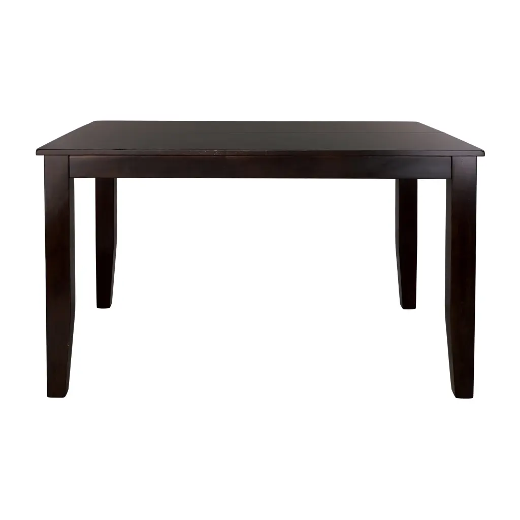 Casual Dining Warm Merlot Finish 1Pc Counter Height Table Self Storage Kitchen Table kanepe
