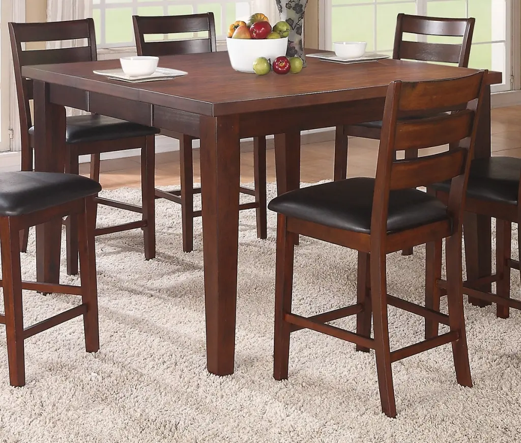 Dining Table Counter Height Dining Table Leaf 1Pc Table Only Rubber kanepe
