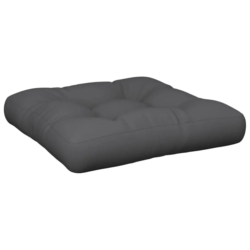 Pallet Cushion 19.7x19.7x4.7 Inches Gray Fabric Outdoor Comfort