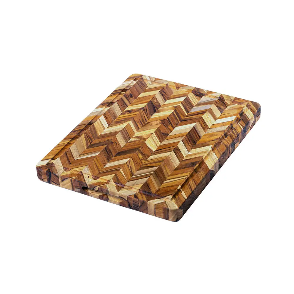 Ergonomic Design Herringbone Cutting Board (M) 321
