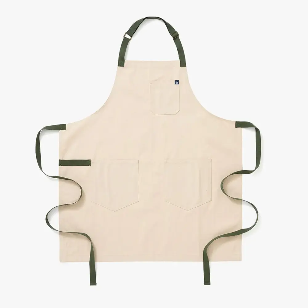Handcrafted Artisan Essential Apron -Sage Alabaster