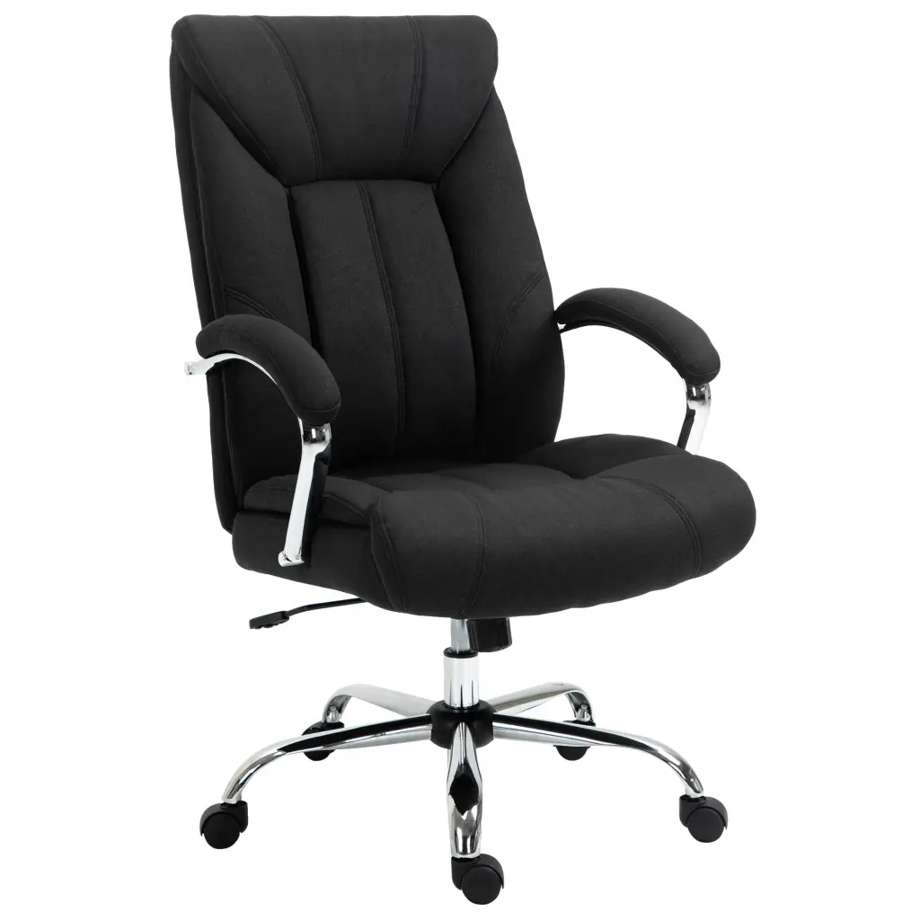 Vinsetto High Back Home Office Chair Computer Desk Chair Lumbar Support aosom business