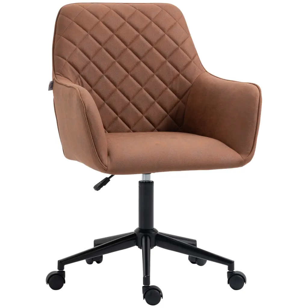 Vinsetto Mid Back Modern Home Office Chair Swivel Computer Desk Chair Ergonomic Comfort aosom business