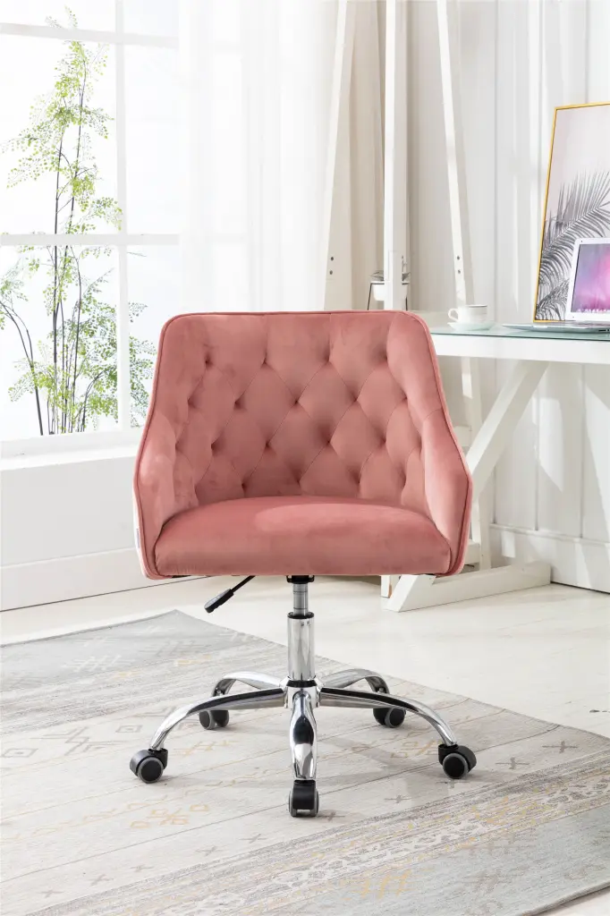 Coolmore Velvet Home Office Desk Chair Modern Cute Computer Chair coolmore w-395