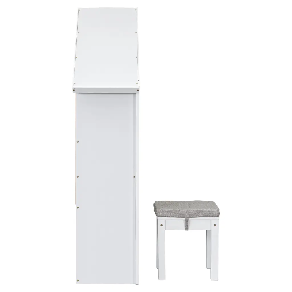 Houtilize Kids Desk Cushion Stool Study Table And Chair Set inspirit