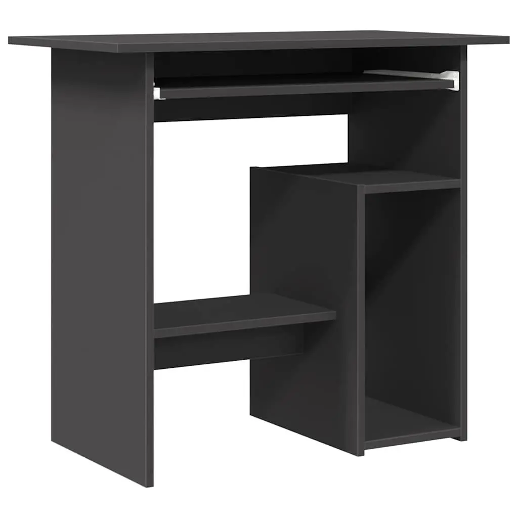 31.5 Inch Gray Desk Engineered Wood Modern Home Office Table