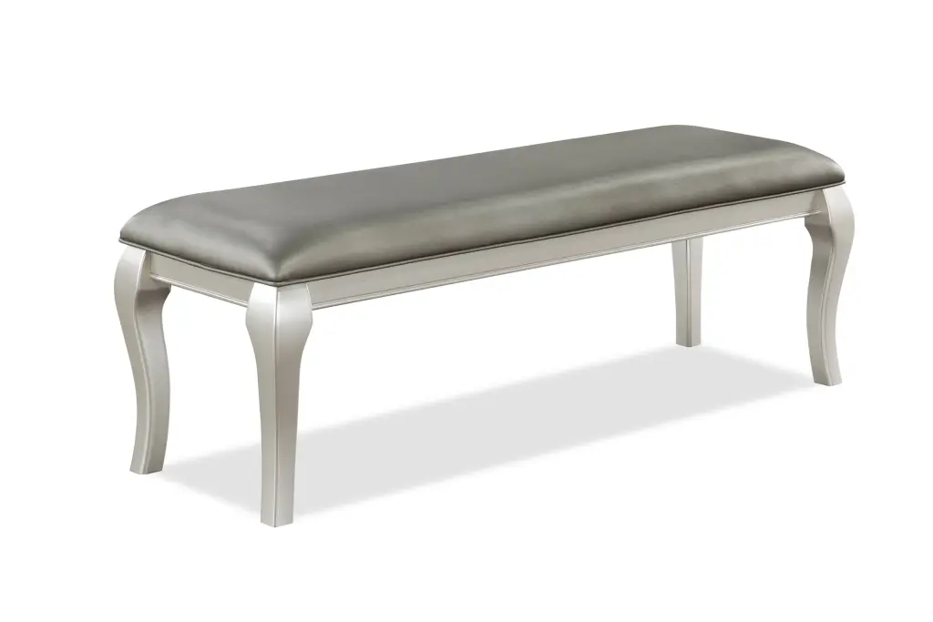 Modern Premium Faux Leather Upholstered Dining Bench Contemporary Style kanepe