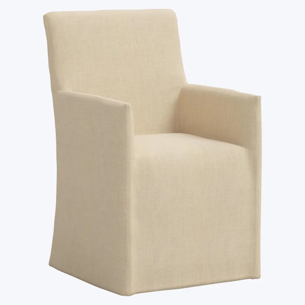 Tailored Fit Slipcover Dining Arm Chair
