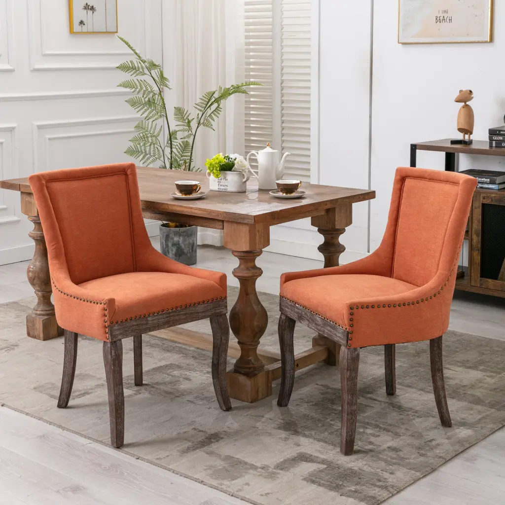 Ultra Side Dining Chair Thickened Material and Neutral Tones a-a furniture