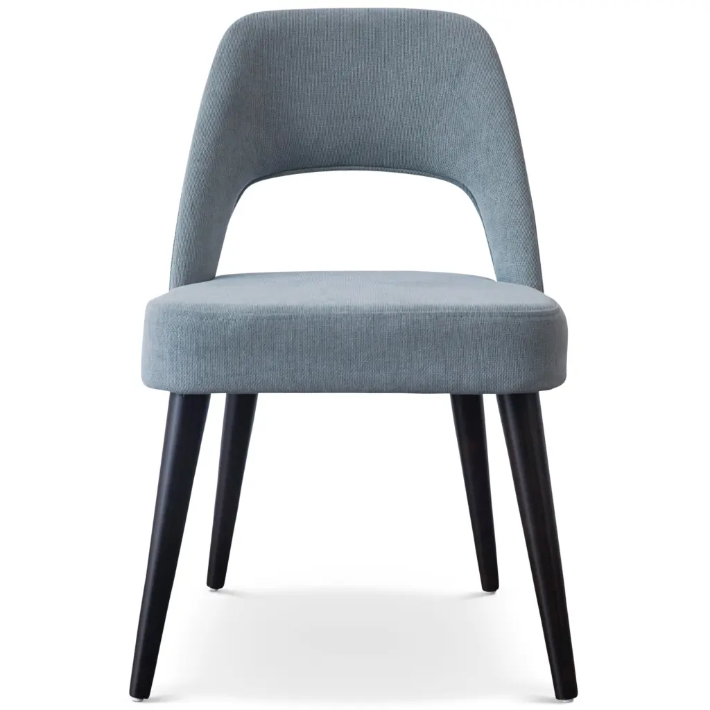 Juliana Mid Century Modern Grey Material Dining Chair Set 2 Gray ashcroft furniture