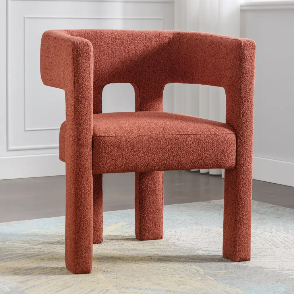 Contemporary Upholstered Accent Chair Dining Chair Modern Home bed best