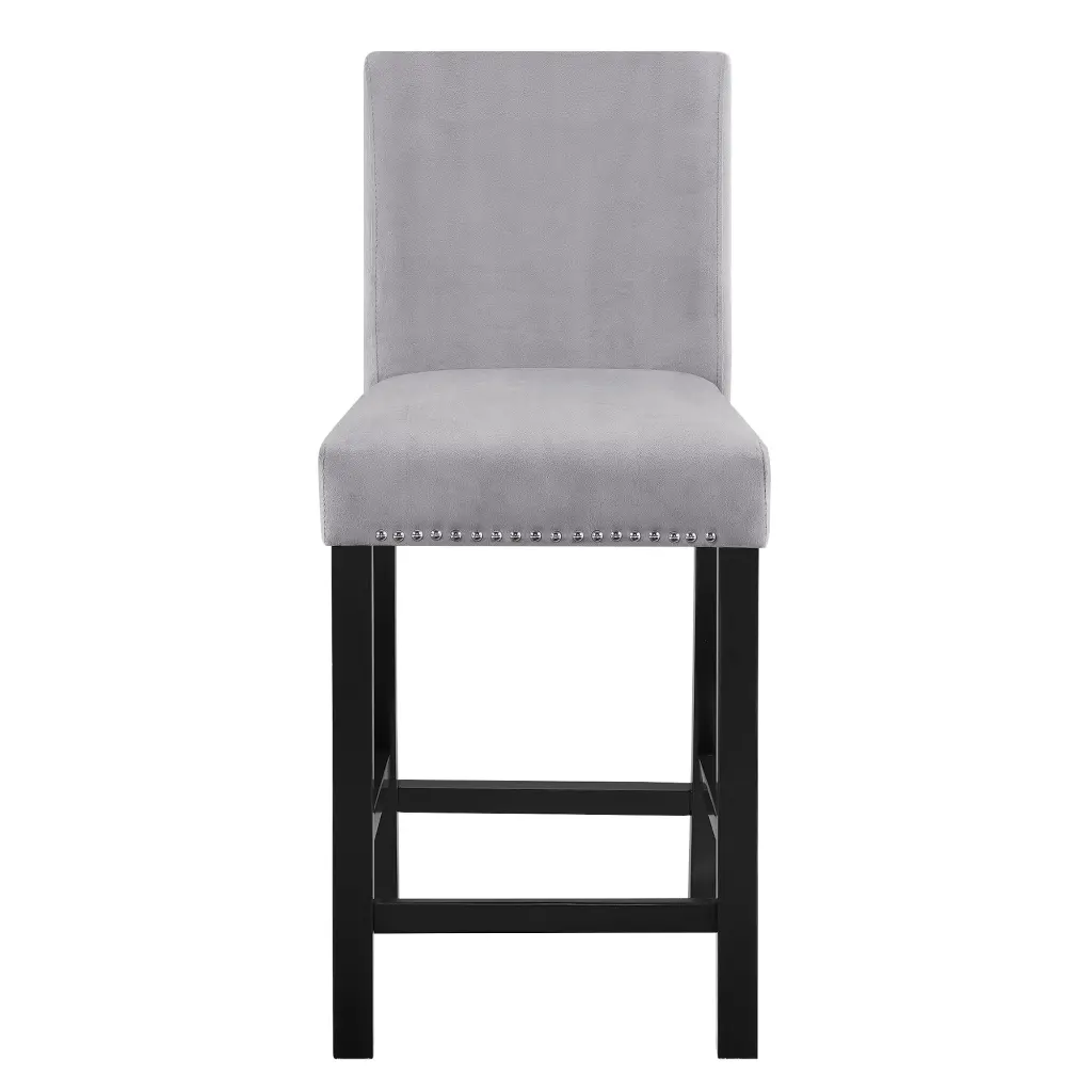 Grey Dining Chair Set 4 Modern Kitchen Chairs W1781S00016 chuangyuan wood industry