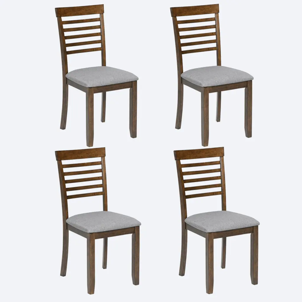 Timberen Dining Chairs Set 4 Padded Upholstered Seats fullbarn e-commerce