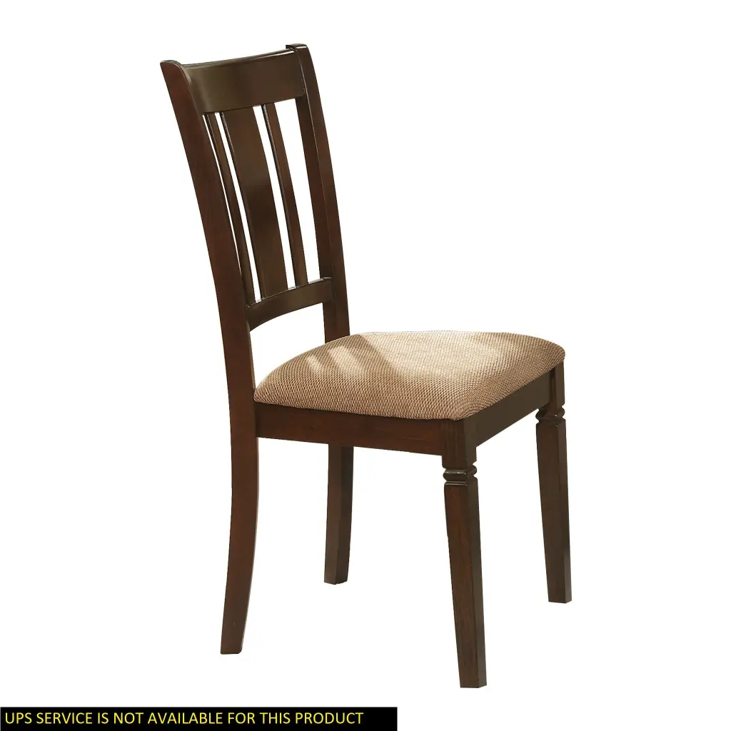 Transitional Style Dining Chair Set 2 Wooden Frame and Espresso Finish kanepe