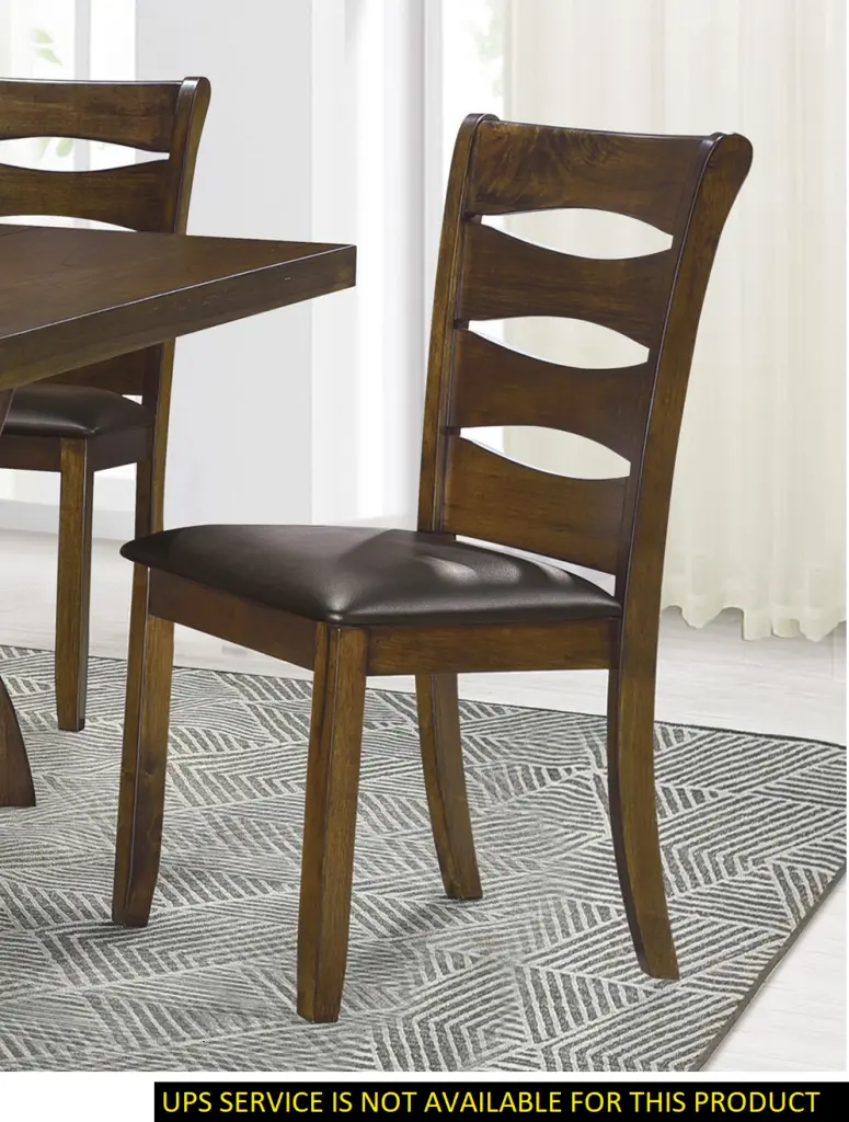 Transitional Wooden Side Chairs Set 2 Unique Back Design kanepe