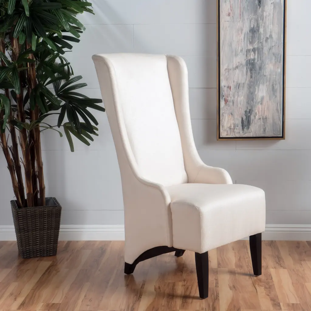 Beige Wood Dining Chair - Classic Wooden Chair Kitchen or Dining Room nh-comfortcove