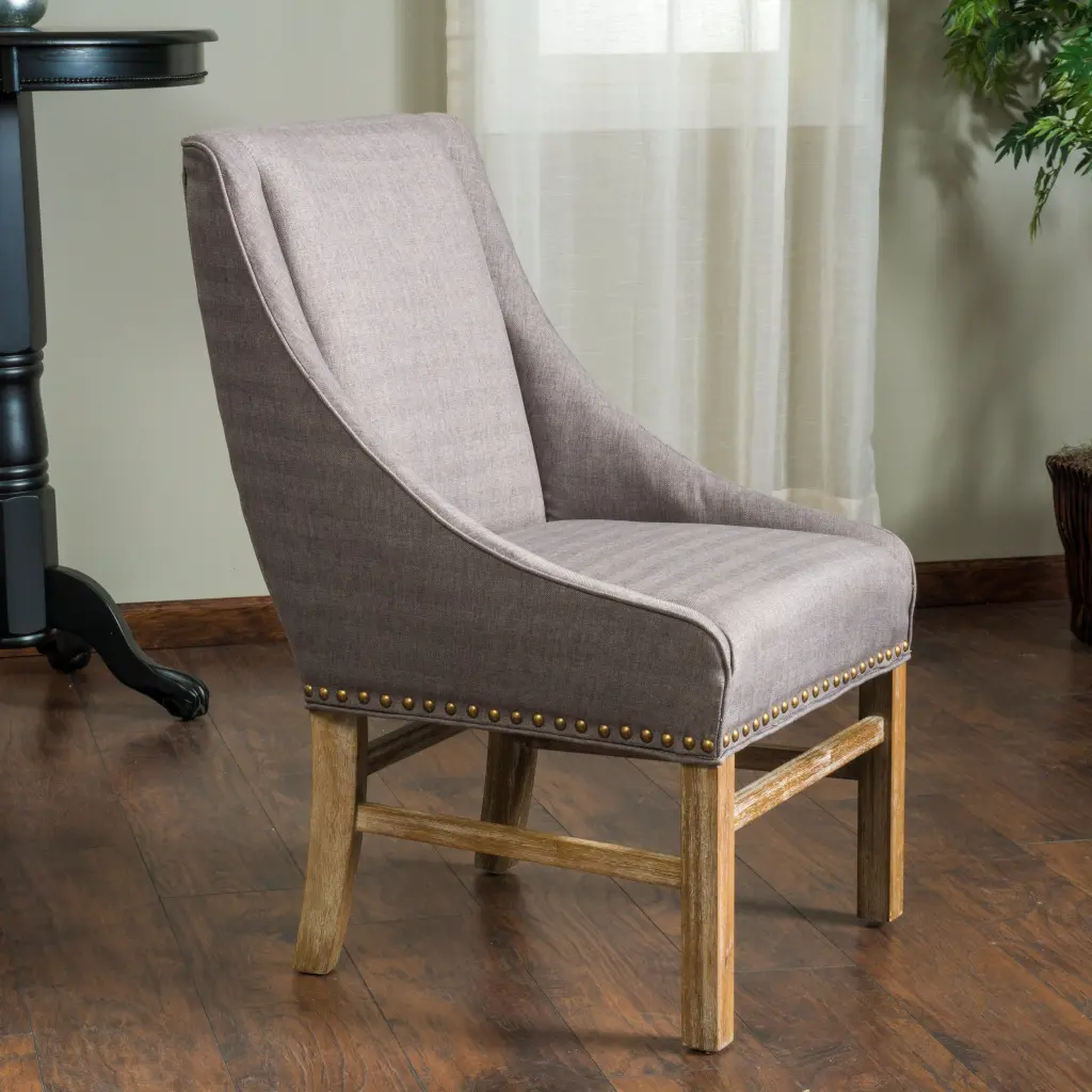 Worthington Dining Chair KD Version Brown Grey Material nh-perfect home-can