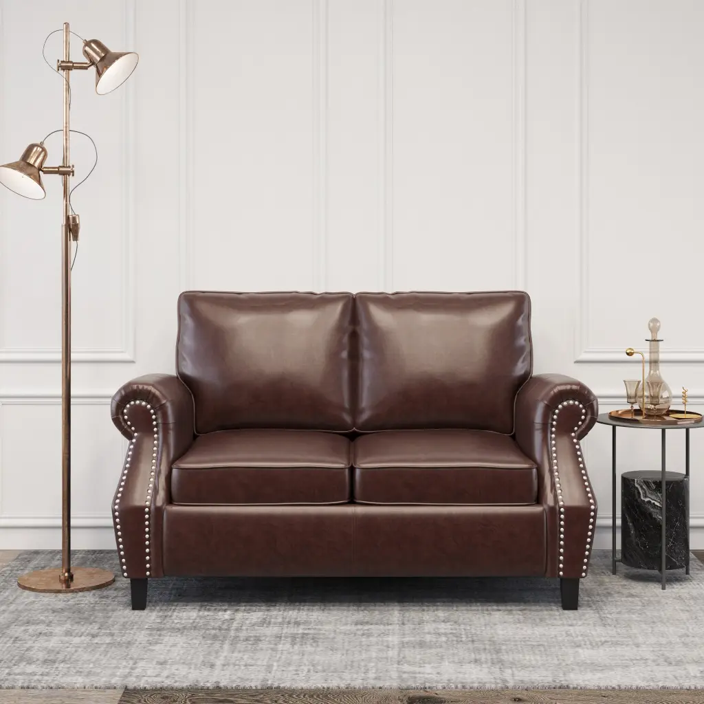 Seat Dark Brown Solid Wood Mdf Chair Living Room Dining Room nh-purenest