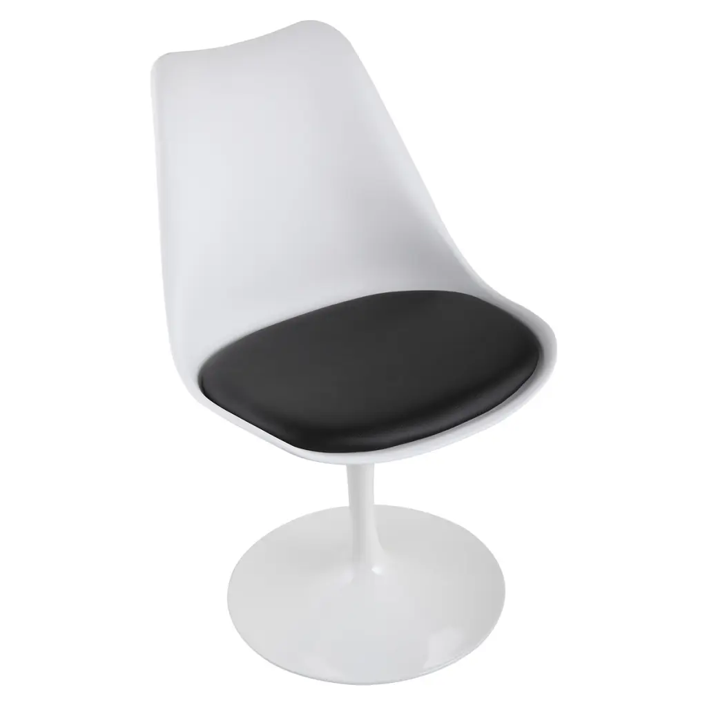 Swivel Tulip Side Chair Kitchen and Dining Room Bar Cushioned Seat w2181
