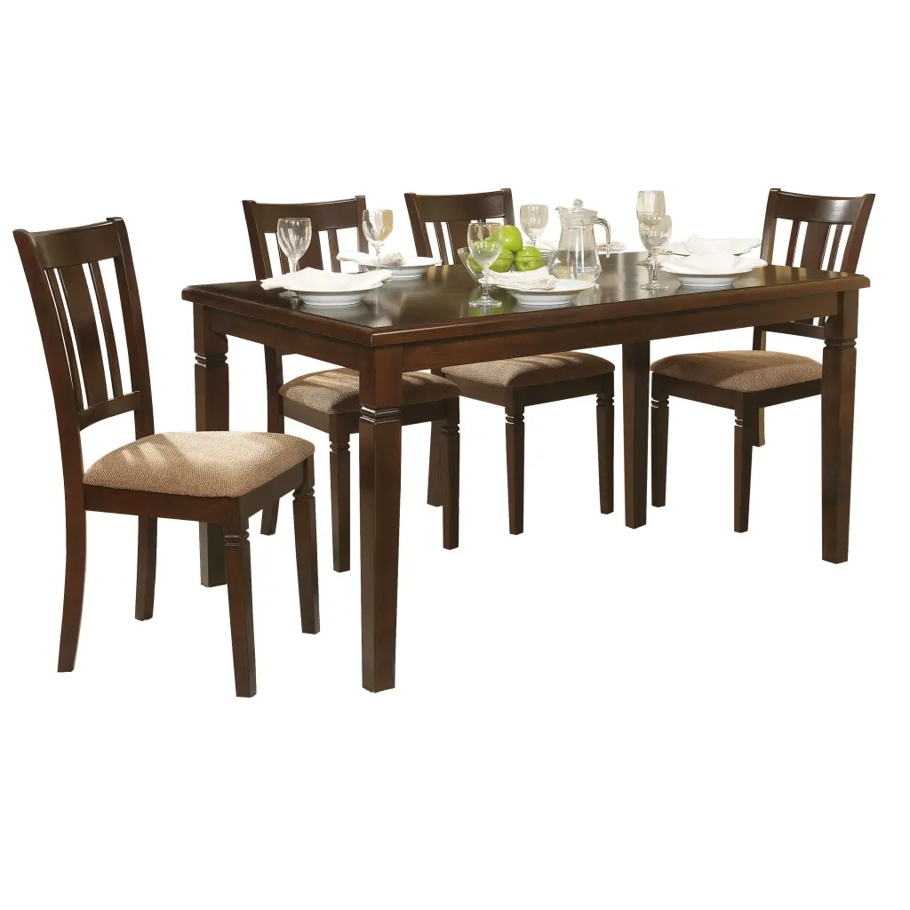 5Pc Transitional Style Dining Home Decor Set Table And 4 Side Chairs kanepe