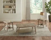 Milani 3 Piece Table Set Light Brown Timber Dining Set steve silver furniture