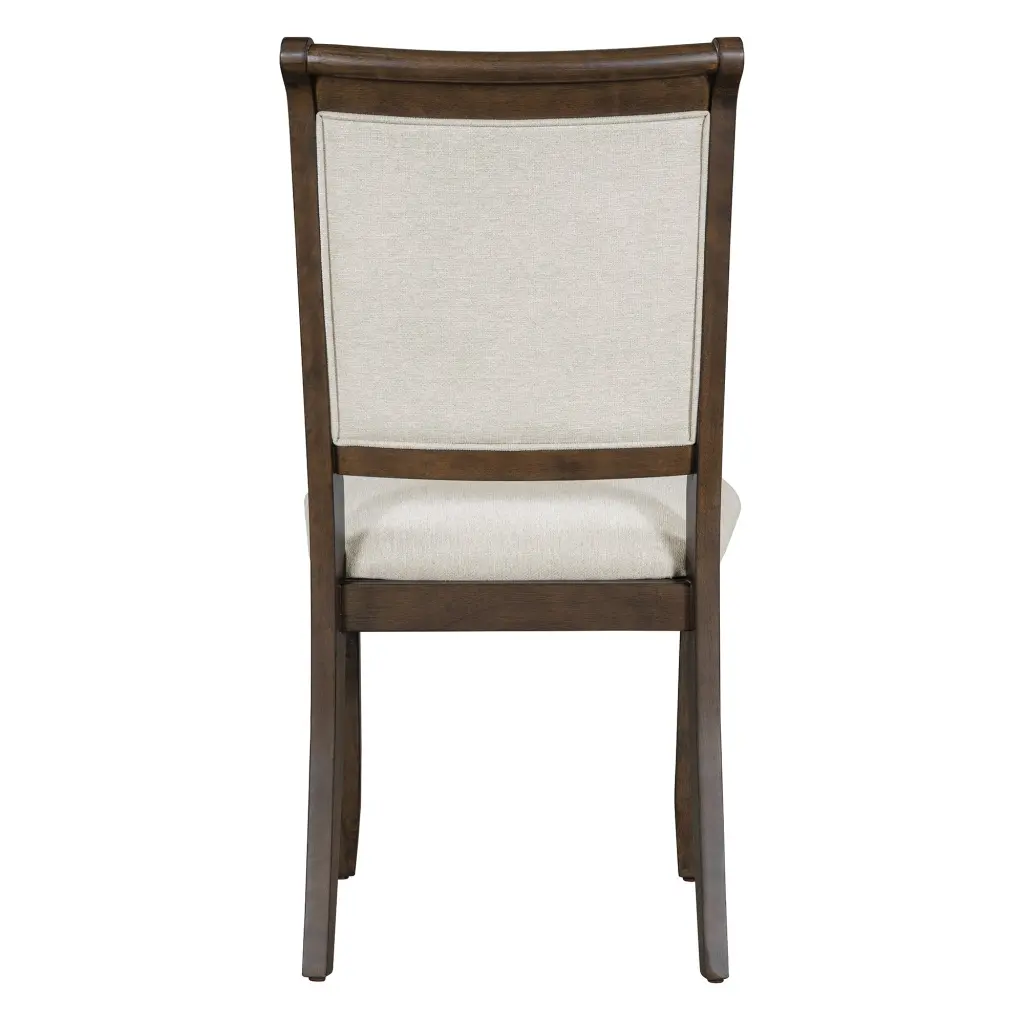 5 Piece Retro Dining Set Round Table Pedestal Base And 4 Upholstered Chairs trexm