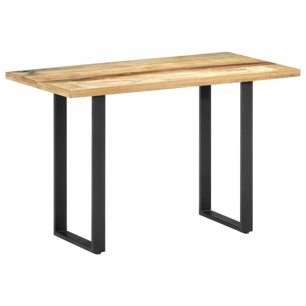 47.2 Inch Solid Reclaimed Wood Dining Table 23.6x29.9 Farmhouse